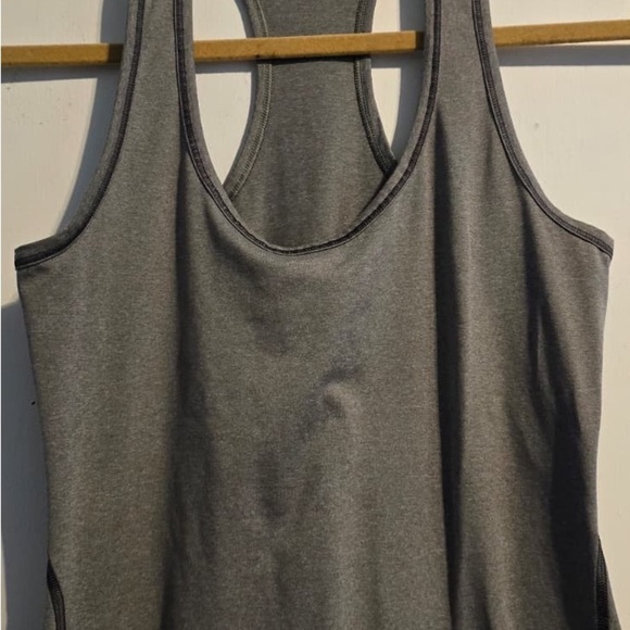 Athleta Charcoal Racerback Tank Top - Picture 7 of 10